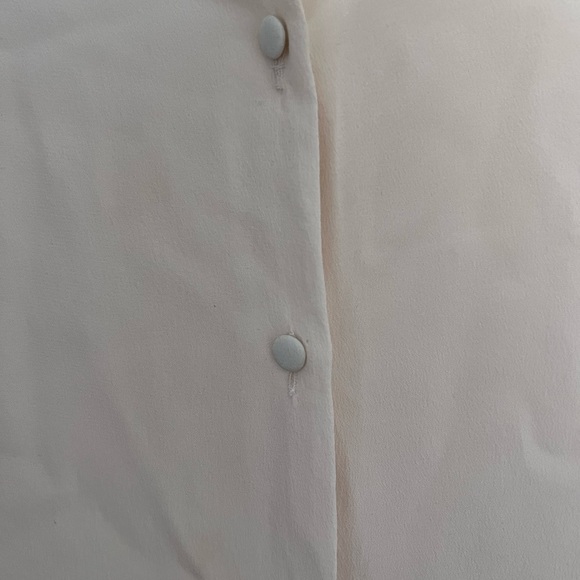 MaxMara Weedkend ivory silk button up - Picture 4 of 5